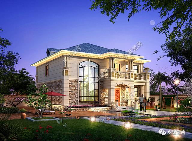 二層自建房屋設計圖，回鄉蓋一棟養老別墅，占地不大省錢又舒心