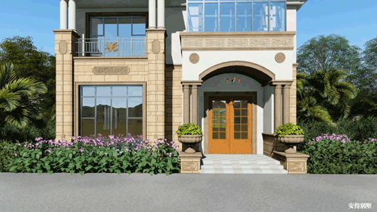 占地120㎡的2層歐式別墅設計圖，小戶型大功能的好房子，農村自建首選！