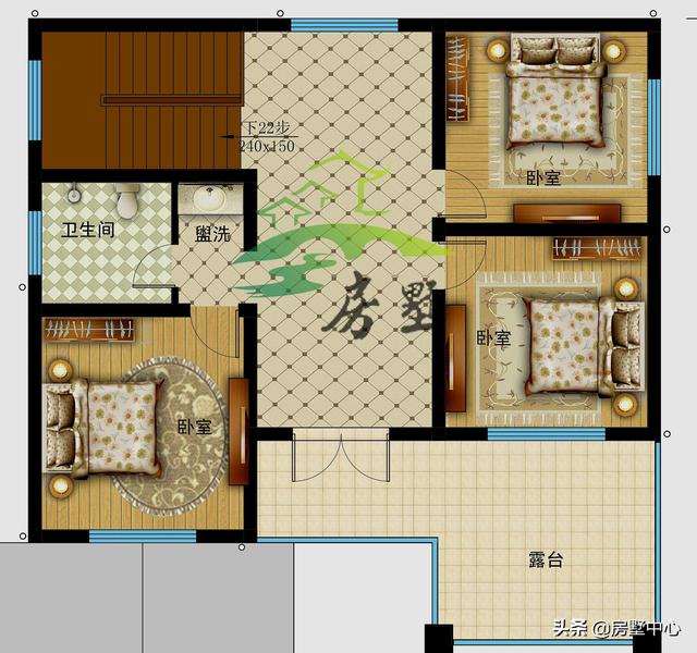 布置堂屋的歐式別墅設計圖，滿足各地的風俗習慣，讓生活更加完美