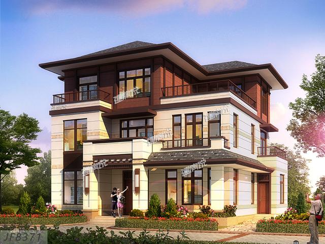 農村有宅基地的人有福了，這2款別墅設計圖任你選！