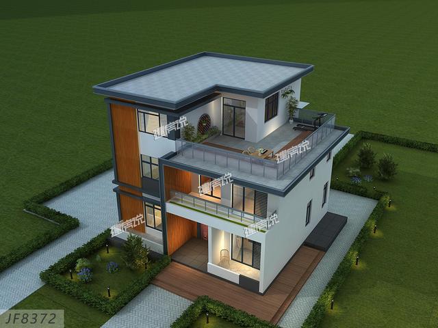 農村有宅基地的人有福了，這2款別墅設計圖任你選！