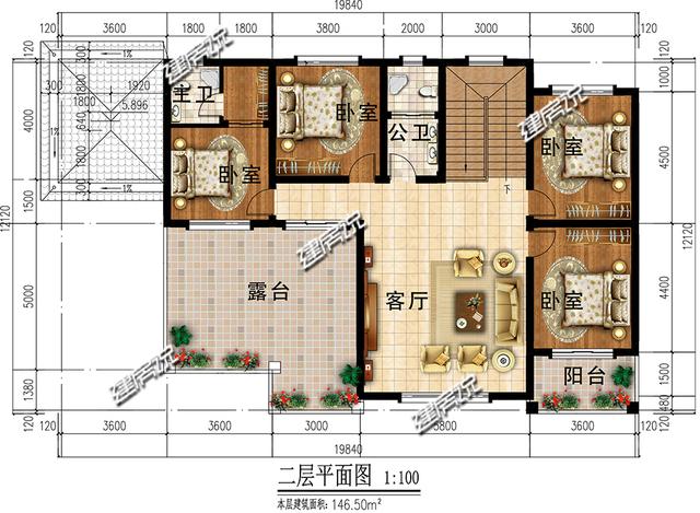 漂亮的農村別墅設計圖，35萬輕松搞定，比商品房舒適實用
