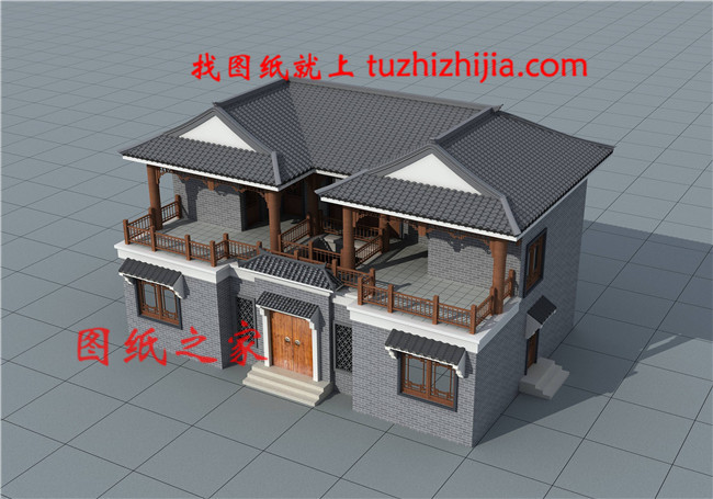 15×10米農村二層四合院自建房戶型圖,占地面積僅150平米