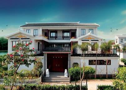 四合院別墅設計圖，浙江富豪賣掉深圳的房，回鄉蓋了棟，成了村里的王者