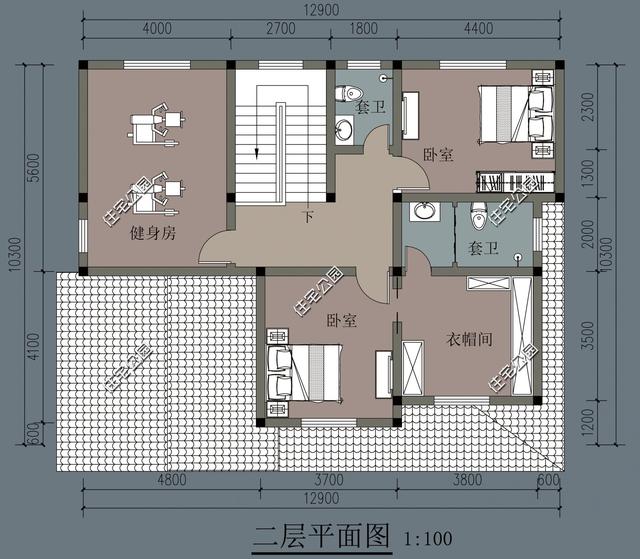 趁熱來曬農村新房設計圖，卻被朋友吐槽臥室太少不夠住，真有這么差嗎？