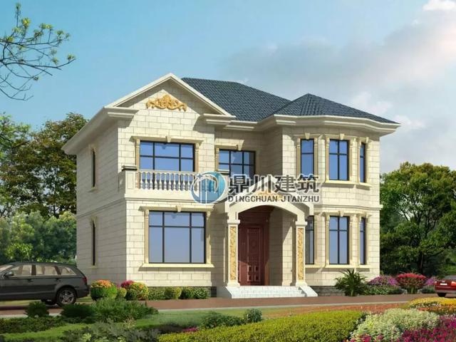 開間11米二層農村別墅設計圖，內設堂屋神臺，有品位還接地氣！