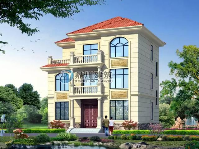 10×9米農村三層別墅設計圖，30萬建5室4廳2書房帶大露臺和堂屋，心動嗎