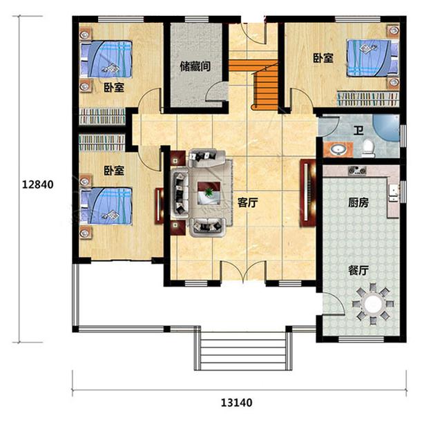 農村自建房設計圖紙，用一層的價格蓋出二層樓，省時省力省錢