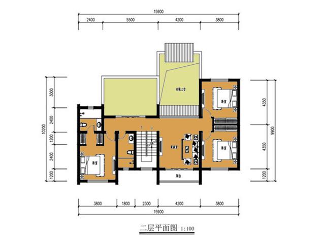 鄉村自建帶車庫中式風格小樓設計圖，大家風范！