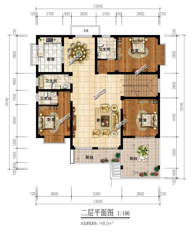 現代別墅設計圖，湖南富豪50萬建成村里獨一棟，從此風光無限