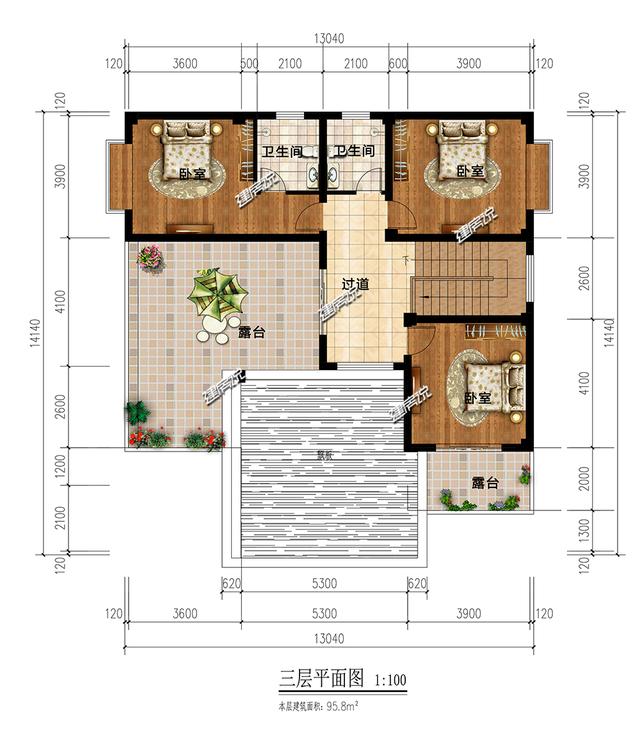 現代別墅設計圖，湖南富豪50萬建成村里獨一棟，從此風光無限
