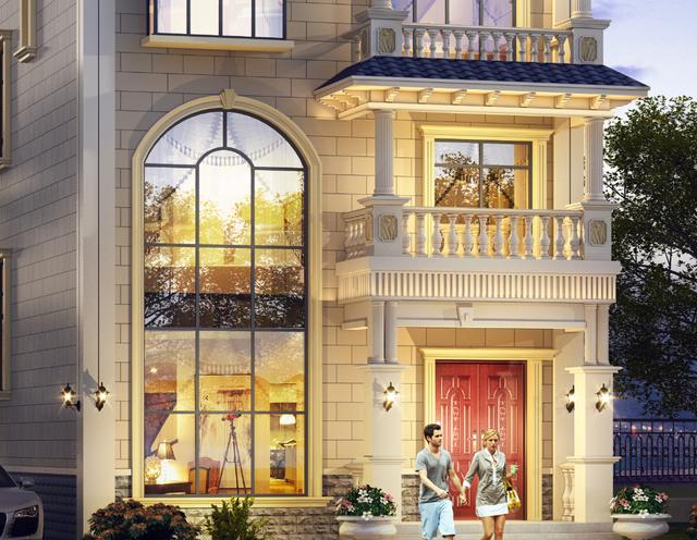 4層洋樓設計圖紙，湖南老板花50萬建了一棟，把村里的別墅都比下去了