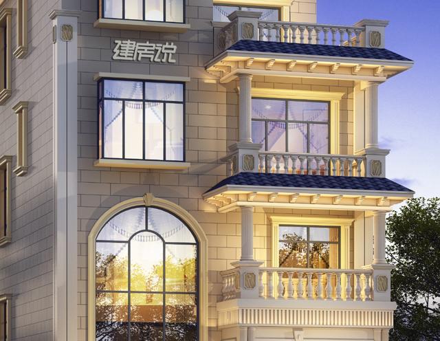 4層洋樓設計圖紙，湖南老板花50萬建了一棟，把村里的別墅都比下去了