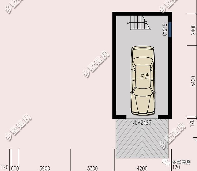 鄉村歐式三層別墅設計圖，造型立體，配色柔和又喜慶，且內外兼修！