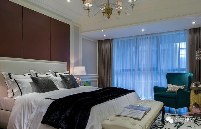 鄉村歐式三層別墅設計圖，造型立體，配色柔和又喜慶，且內外兼修！