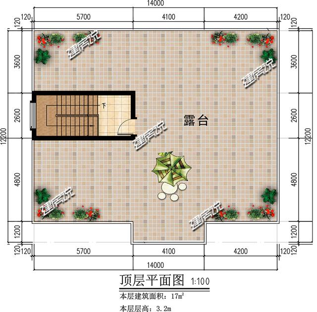 二層農村別墅設計圖，35萬真正的美觀實用，不比城里百萬豪宅差