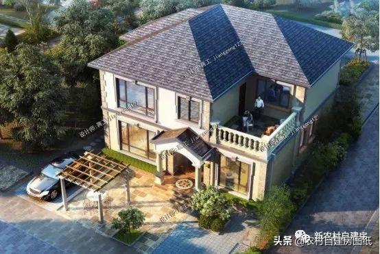 2026年最好看的6套二層鄉村別墅設計圖推薦，2套25萬開建，6中式百年不過時