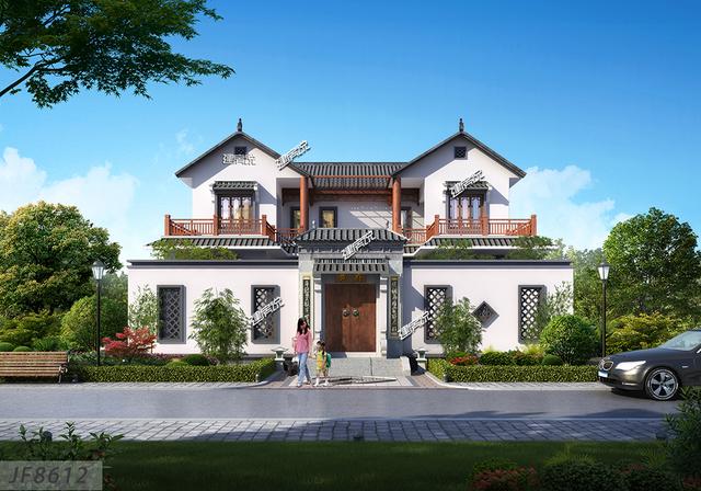 北京帶地下室的四合院別墅設計圖，外觀大氣豪華。