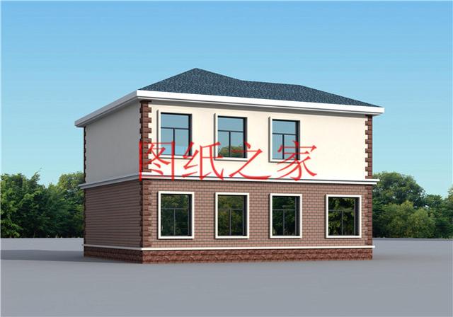 15X12米的二層別墅設(shè)計(jì)圖，造價(jià)30萬(wàn)美觀又實(shí)用，非常適合農(nóng)村建造！