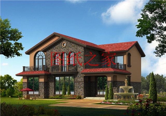 15X12米的二層別墅設(shè)計(jì)圖，造價(jià)30萬(wàn)美觀又實(shí)用，非常適合農(nóng)村建造！