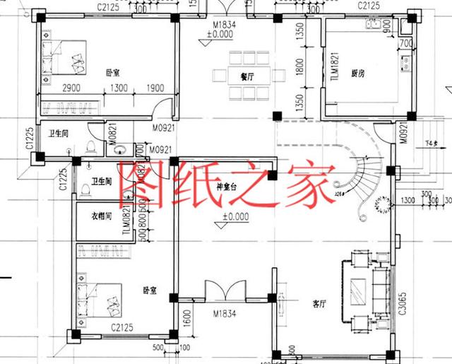 5套開間18米的三層別墅設計圖，寬敞明亮、利落大氣，非常實用！