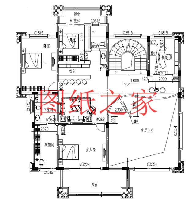 5套開間18米的三層別墅設計圖，寬敞明亮、利落大氣，非常實用！
