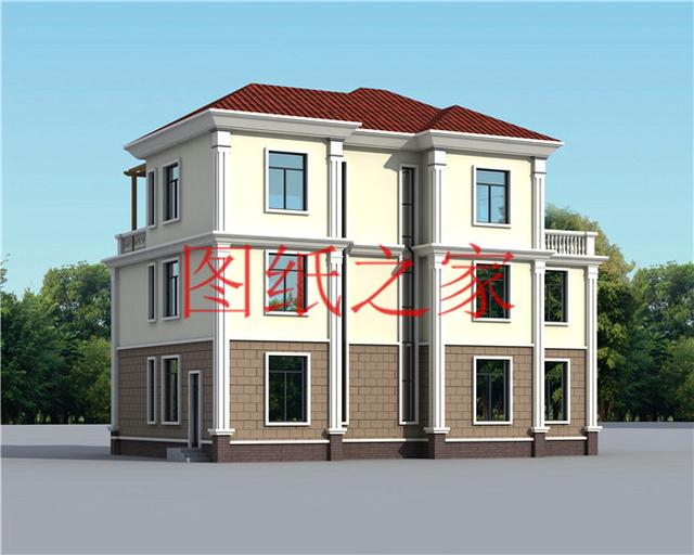 5套開間18米的三層別墅設計圖，寬敞明亮、利落大氣，非常實用！