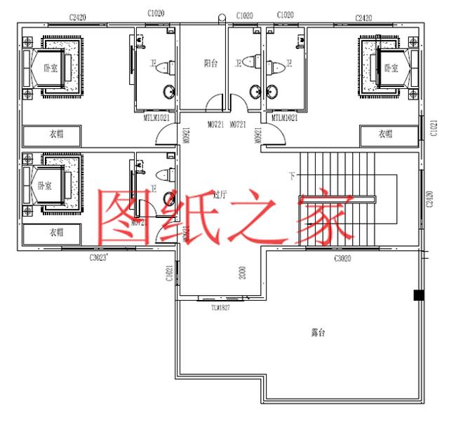 5套開間18米的三層別墅設計圖，寬敞明亮、利落大氣，非常實用！