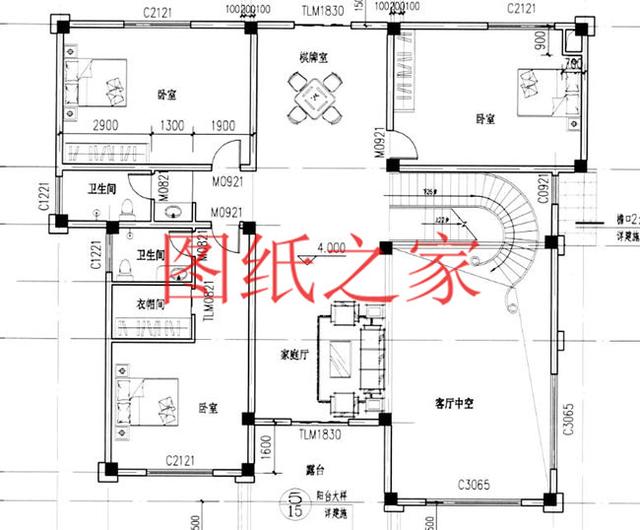 5套開間18米的三層別墅設計圖，寬敞明亮、利落大氣，非常實用！