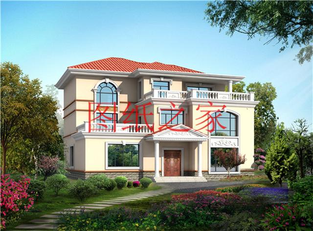 5套開間18米的三層別墅設計圖，寬敞明亮、利落大氣，非常實用！