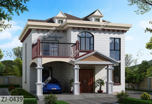 4套實用2層農村別墅設計圖，好看又省錢，你喜歡哪套？