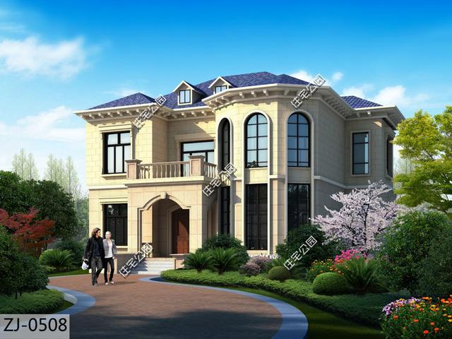 4套實用2層農村別墅設計圖，好看又省錢，你喜歡哪套？