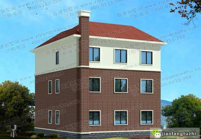 三層框架結(jié)構(gòu)帶車(chē)庫(kù)別墅設(shè)計(jì)圖，11×12米大氣實(shí)用適合農(nóng)村建造！