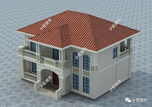 13x11米歐式別墅設計圖，外形美+內部布局合理，適合農村建造！