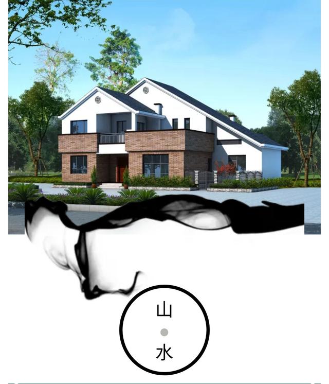 新中式別墅設計圖，青山四合，流水蜿蜒 帶你徜徉山水之間