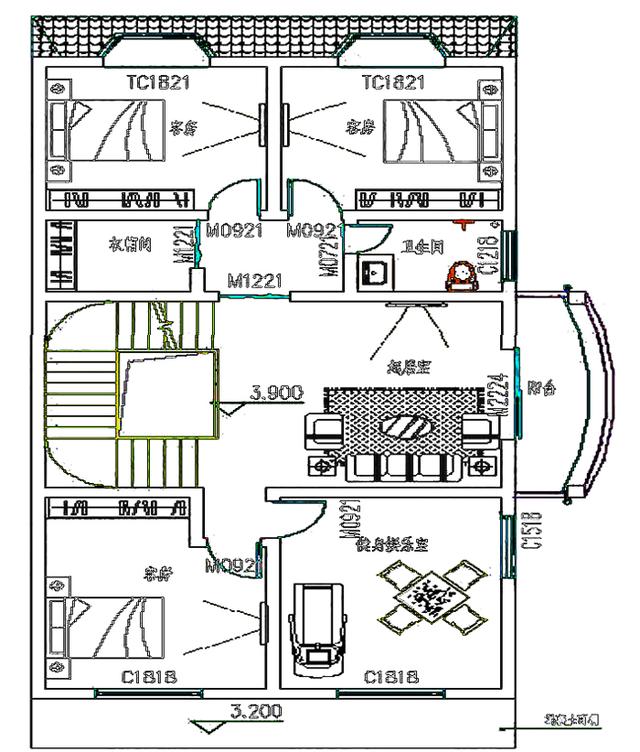 四層臨街商鋪設計圖，8x15.5米商住兩用！