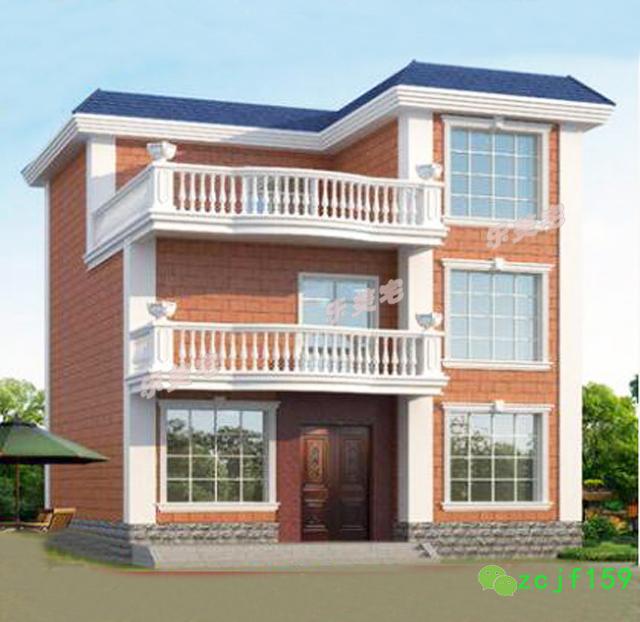 方正三層農(nóng)村自建房屋設(shè)計(jì)圖推薦，喜歡就趕緊建造吧！