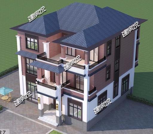 中式別墅設計圖，廣東50萬建，看完人人都想建一棟，秒殺高層洋別墅