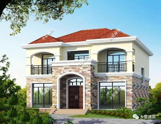 3款造價20萬的農村二層別墅設計圖，款款經典時尚，總有一套適合你！