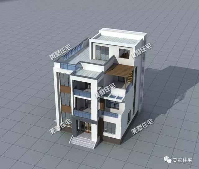 現(xiàn)代風(fēng)美墅設(shè)計圖，開間11米還帶堂屋和神臺，個性時尚又接地氣