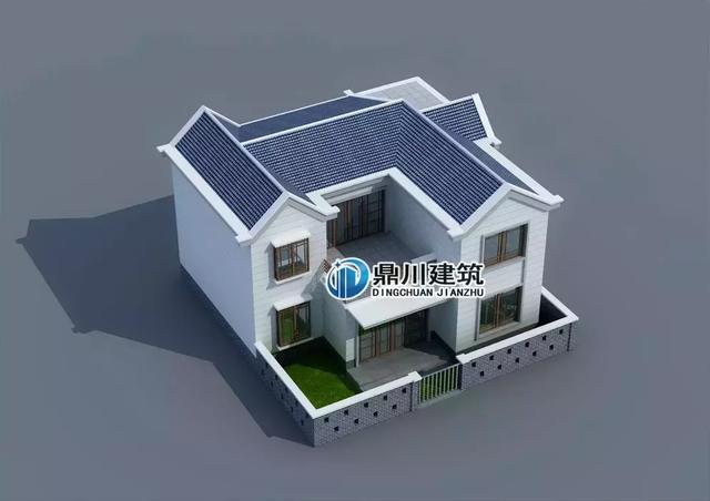 5套帶小院的中式小別墅設計圖，鐘靈毓秀宛若一幅山水畫