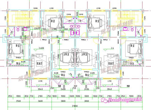 農村兄弟曬房，二層雙拼別墅設計圖，獨樂樂不如眾樂樂！