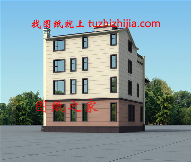 經(jīng)典實用95平米農(nóng)村自建四層小別墅，帶電梯