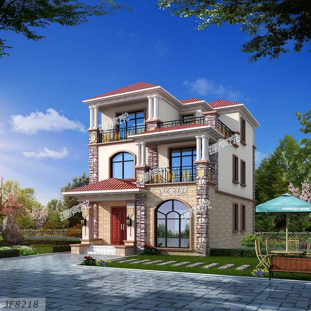 102平別墅設(shè)計(jì)圖，贛州兄弟建了，村里人都夸好看，面子賺足了