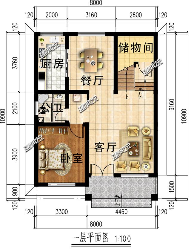 3款不同風格的別墅設計圖，造價都在二十多萬，看到就是賺到