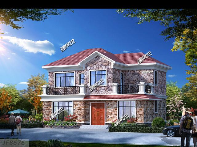 3款不同風格的別墅設計圖，造價都在二十多萬，看到就是賺到