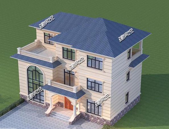 農村最漂亮三層別墅設計圖，圖紙看了快收藏，開春就建房