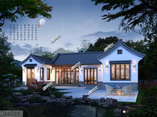 7款實(shí)用一層別墅設(shè)計(jì)圖，最低造價(jià)19萬，你值得擁有