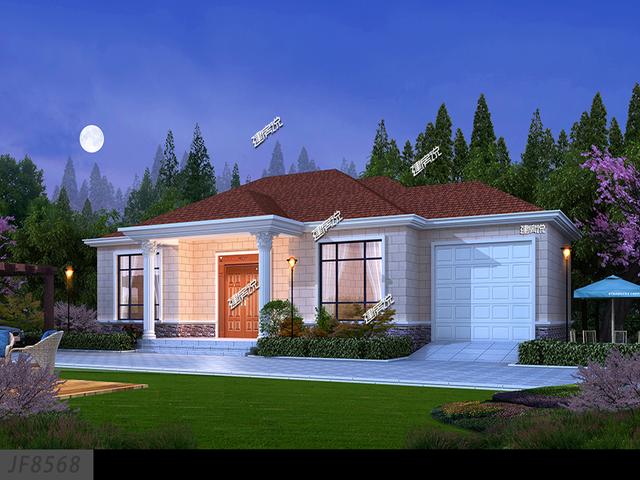 7款實(shí)用一層別墅設(shè)計(jì)圖，最低造價(jià)19萬，你值得擁有