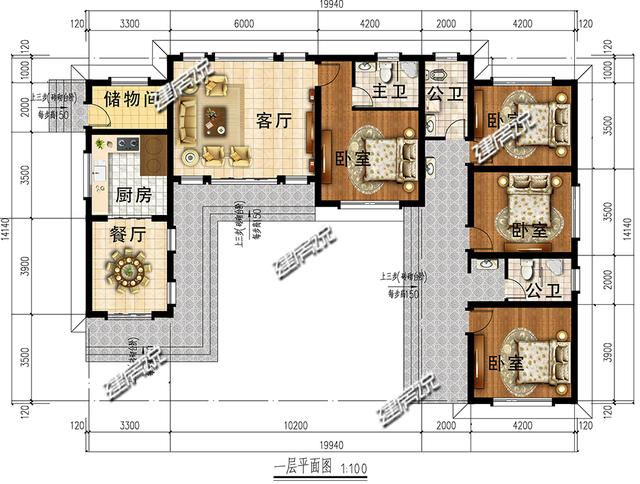 7款實(shí)用一層別墅設(shè)計(jì)圖，最低造價(jià)19萬，你值得擁有